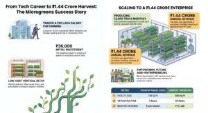 From a 90-Lakh Salary to a 1.44-Crore Farm: The Engineer Redefining the Career by growing Healthy Microgreen